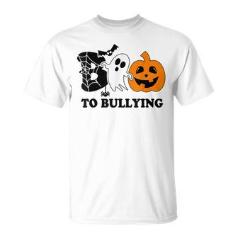 Boo To Bullying Orange Anti Bullying Unity Day Halloween Kid T-shirt - Thegiftio UK
