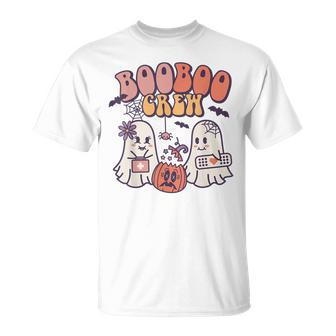 Boo Boo Crew Ghost Doctor Paramedic Emt Nurse Halloween V5 T-shirt - Thegiftio UK