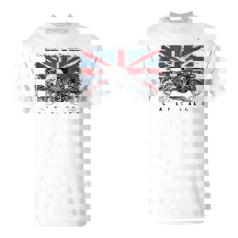 Cafe Racer British Motorcycle T Unisex T-Shirt | Mazezy