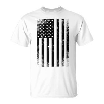 Camouflage American Flag Print Camo Military Tactical Gifts Unisex T-Shirt | Mazezy