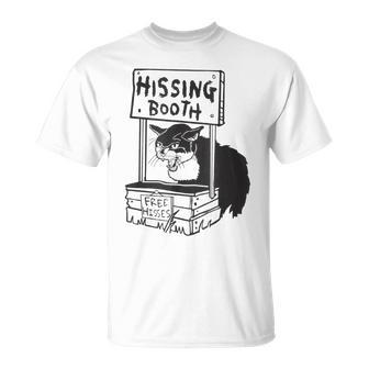 Cat Hissing Booth Free Hisses Unisex T-Shirt | Mazezy UK