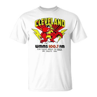 Cleveland Wmms Loo7 Fm For Those About To Rock We Salute You Unisex T-Shirt | Mazezy
