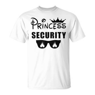 Dad Princess Security Halloween Costume Gift For Mens Unisex T-Shirt | Mazezy