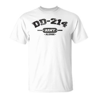 Dd214 Alumni Us Army Military Retirement Unisex T-Shirt | Mazezy