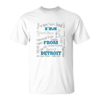 I Am From Detroit T-shirt - Thegiftio UK