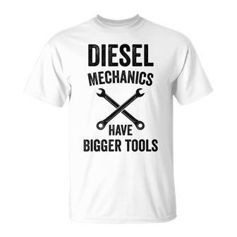 Diesel Mechanic | Funny Diesel Engine Mechanics Gift Unisex T-Shirt | Mazezy