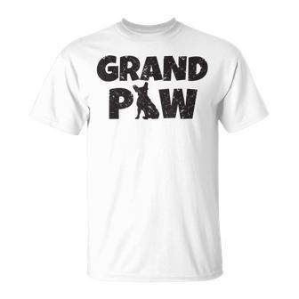 Dog Grandpa French Bulldog Grand Paw T Lovers Grandpaw T-Shirt - Seseable