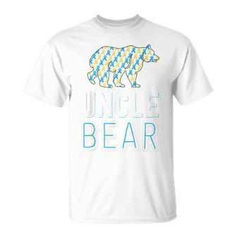 Down Syndrome For Uncle Bear T21 Family Awareness Unisex T-Shirt | Mazezy