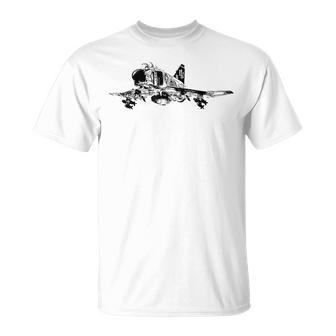 F4 Phantom Military Fighter Jet Unisex T-Shirt | Mazezy