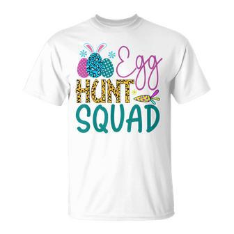 Funny Easter Family Egg Hunt Squad Matching Mom Dad Kids Unisex T-Shirt | Mazezy