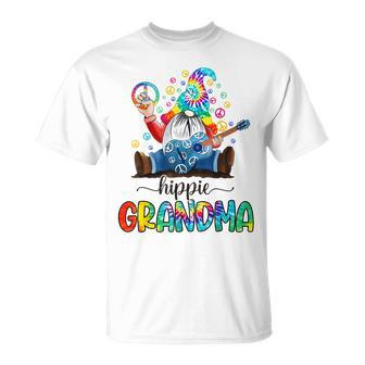 Funny Hippie Grandma Gnome Mothers Day Tie Dye Unisex T-Shirt | Mazezy