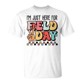 Funny School Field Day 2023 Im Just Here For The Field Trip Unisex T-Shirt | Mazezy