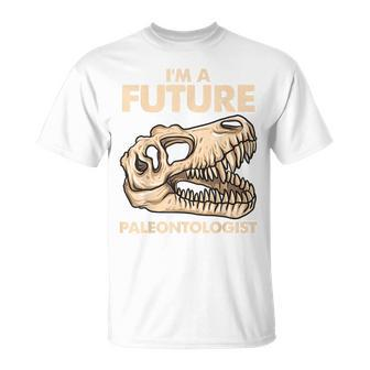 Future Paleontologist Dinosaur Costume Boys And Girls Unisex T-Shirt | Mazezy