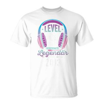 Gamer Girl Level 9 T-Shirt, Geschenkidee zum 9. Geburtstag 2013 - Seseable