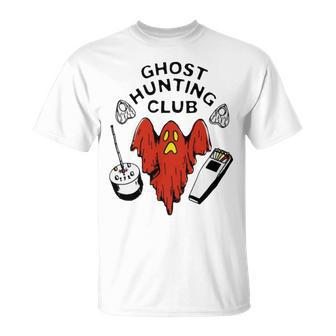 Ghost Hunting Club Baseball T Unisex T-Shirt | Mazezy