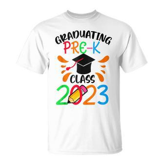 Graduating Prek Class 2023 Funny Prek Graduation Grad Unisex T-Shirt | Mazezy