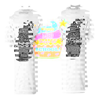 Happy 100 Days Of School Cute Cupcake For Kid Man Woman T-Shirt | Seseable UK