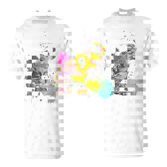 Happy Holi Colors India Hindu Spring Elephant Holi Unisex T-Shirt | Mazezy