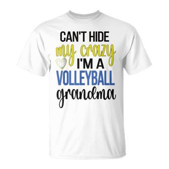 Im A Volleyball Grandma Of A Volleyball Player Grandma Unisex T-Shirt | Mazezy