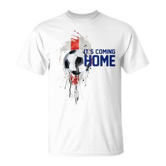 Its Coming Home England Soccer Fan Football 2022 Jersey T-shirt - Thegiftio UK