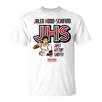 Jalen Hood Just Hittin’ Shots Indiana Basketball Unisex T-Shirt | Mazezy