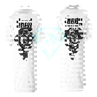 Kennedy Clan Scottish Name Coat Of Arms Tartan Unisex T-Shirt | Mazezy