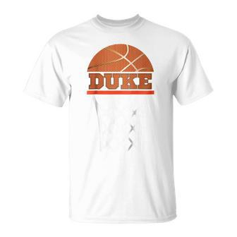 Kids Basketball Apparel | Custom Name Duke Youth Graphic T Unisex T-Shirt | Mazezy