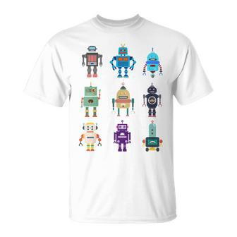 Kids I Love Robot Gift All Ages Robotic Kids Girls Boys Robot Unisex T-Shirt | Mazezy