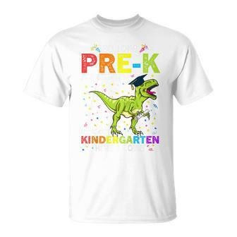 Kids So Long Pre-K Kindergarten Here I Come School Graduation Unisex T-Shirt | Mazezy