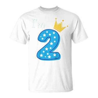 Kids Two Year Old Birthday Boy Kid 2Yr 2Nd 2 Year Old Birthday Unisex T-Shirt | Mazezy