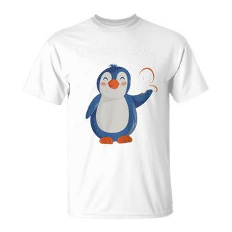 Kinder 2 Geburtstag Deko Mädchen Jungen 2 Jahre Pinguin T-Shirt - Seseable