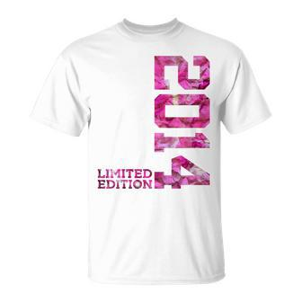 Kinder Pink 8 Jahre 8 Geburtstag Limited Edition 2014 T-Shirt - Seseable