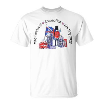 King Charles Iii May 2023 Coronation British Souvenir London Unisex T-Shirt | Mazezy