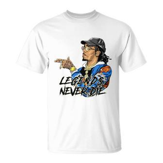 Legend Never Dies Rip Takeoff Rapper Rest In Peace V2 Unisex T-Shirt - Monsterry