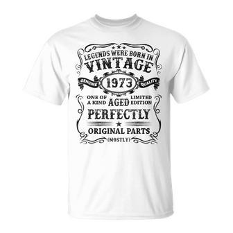 Legenden 1973 Geboren - 50. Geburtstag T-Shirt für Männer V2 - Seseable