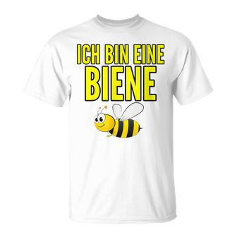 Lustiges Bienen-Motiv T-Shirt Ich bin eine Biene in Weiß für Imker - Seseable