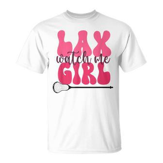 Lustiges Mädchen Lacrosse Lax Girl T-Shirt - Seseable