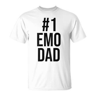 Mens 1 Emo Dad Unisex T-Shirt | Mazezy