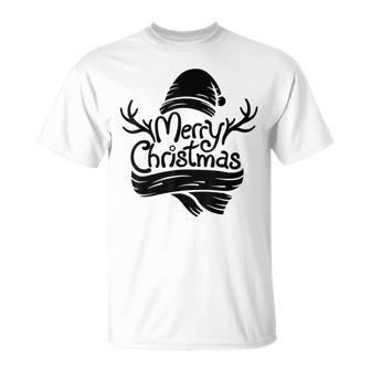 Merry Christmas Weihnachts Spruch Dekoration Damen Herren V4 T-Shirt - Seseable