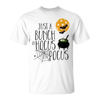 Pickleball Halloween Just A Bunch Of Hocus Pocus T-shirt - Thegiftio UK