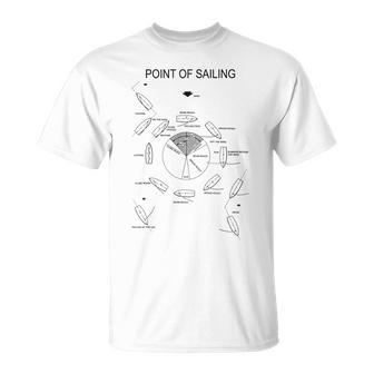 Point Of Sailing Boating Sailor Anchor Sailboat T-shirt - Thegiftio UK