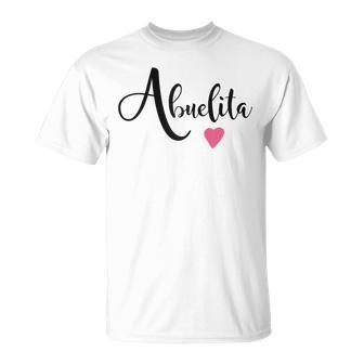 Pretty Abuelita Gift For Your Latina Spanish Mexican Grandma Gift For Womens Unisex T-Shirt | Mazezy AU
