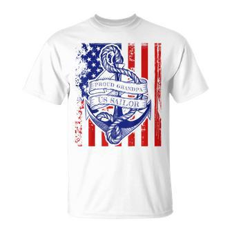 Proud Grandpa Of Us Navy Sailor Unisex T-Shirt | Mazezy