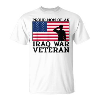 Proud Mom Of Iraq War Veteran Mother Military Family T-shirt | Seseable CA