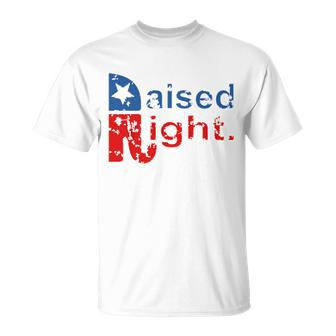 Raised Right Republican Logo V3 Unisex T-Shirt - Monsterry
