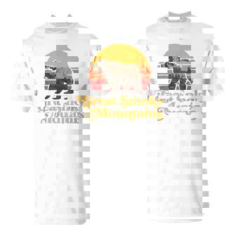 Retro Great Smoky Mountains National Park Bear 80S Graphic Unisex T-Shirt | Mazezy