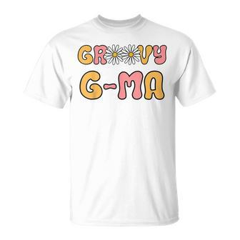 Retro Groovy Gma Grandma Hippie Family Matching Mothers Day Unisex T-Shirt | Mazezy CA