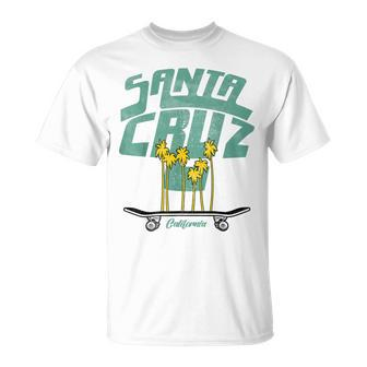 Santa Cruz California Skateboarding Beach Boardwalk Vintage T-shirt - Thegiftio UK
