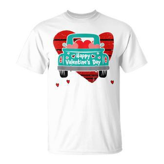 I Steal Hearts Garbage Truck Valentines Day Toddler Boys T-Shirt - Seseable