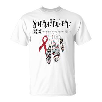 Survivor Multiple Myelom Krebs Mehrere Myelom Krebs T-Shirt - Seseable